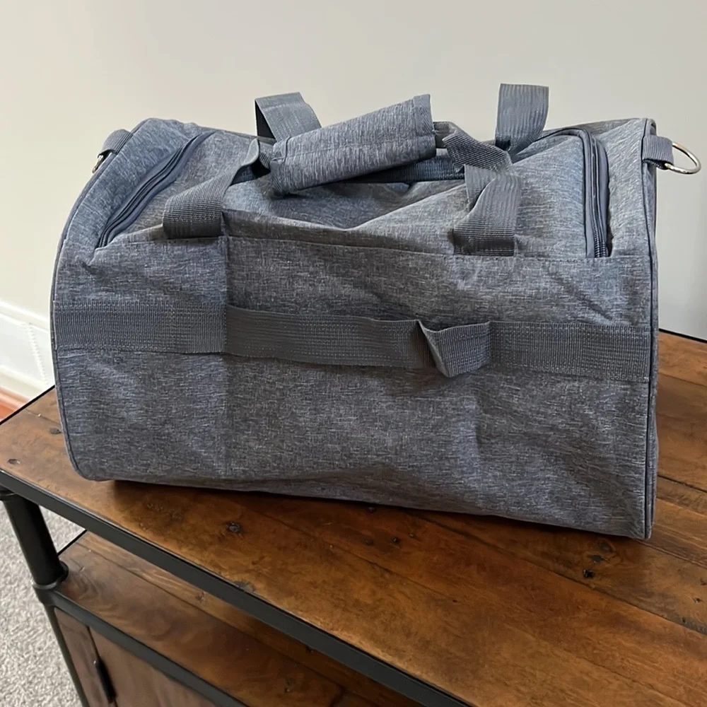 Sport Small Gray Duffel Bag